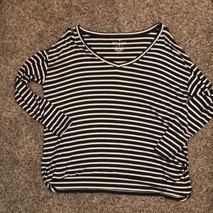 American eagle long sleeve soft and sexy stripped shirt